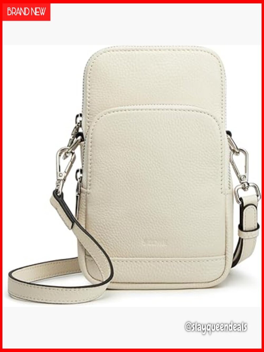 Leather Crossbody Bag RFID Blocking Small Phone Purse Travel Wallet